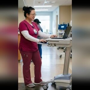 FIGS Maroon Scrub Pants